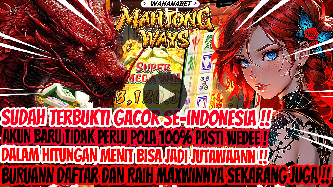 Kode Tersembunyi Wahanabet: Membaca Pola RTP Mahjong Ways Untuk Kuasai Maxwin!